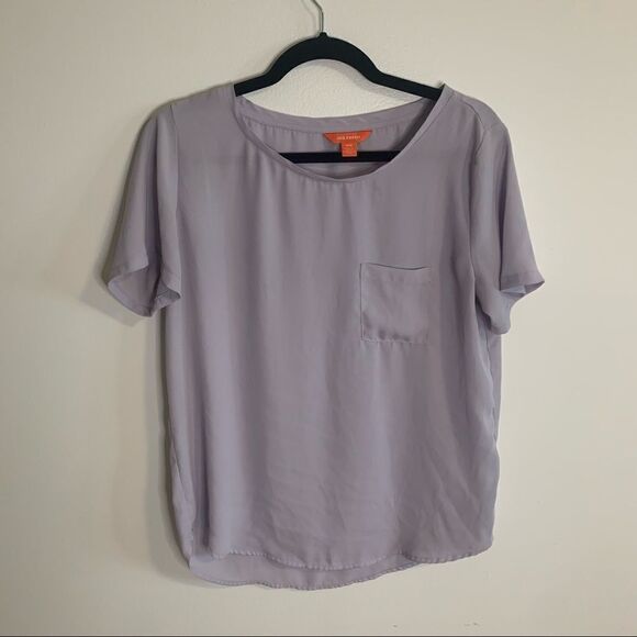 Joe Fresh Boyfriend T-Shirt with Pocket Lilac Size Medium - Picture 1 of 5